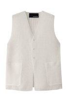 【エリオポール/heliopole】の【boussole】シアーニットベスト 人気、トレンドファッション・服の通販 founy(ファニー) ファッション Fashion レディースファッション Fashion for Women トップス・カットソー Cut & Sew Tops ニット Knit Tops & Sweaters ベスト&ジレ / 重ね着スタイル Vests & Gilets カジュアルプルオーバー・ニットトップス Pullovers & Knit Tops / Casual Pullovers シンプル Simple, Minimal トレンド Trend, Trending Now リネン Linen, Linen Fabric 夏 Summer 春 Spring S/S・春夏 SS, Spring/Summer, Warm Season thumbnail ホワイト|ID: prp329100004903390 ipo3291000000036699630