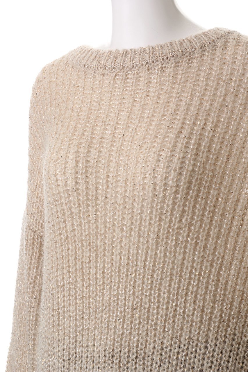 【ウィムガゼット/Whim Gazette】の【THE PAUSE】スパンコールニットプルオーバー 人気、トレンドファッション・服の通販 founy(ファニー) 　ファッション　Fashion　レディースファッション　Fashion for Women　トップス・カットソー　Cut & Sew Tops　ニット　Knit Tops & Sweaters　カジュアルプルオーバー・ニットトップス　Pullovers & Knit Tops / Casual Pullovers　おすすめ　Recommended / Our Picks　サテン　Satin, Glossy Fabric　スパンコール　Sequins, Sequin Embellishment　セットアップ　Set-Up, Coordinated Outfit　ロング　Long, Long-Length　other-5|ID: prp329100004903396 ipo3291000000036699688