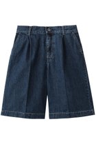 【ミズイロ インド/mizuiro ind】のdenim half PT パンツ blueA|ID: prp329100004903433 ipo3291000000036700134