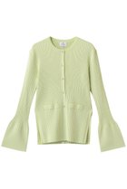 【ランバン オン ブルー/LANVIN en Bleu】のリブカフスカーディガン イエローグリーン|ID: prp329100004903451 ipo3291000000036700318