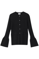 【ランバン オン ブルー/LANVIN en Bleu】のリブカフスカーディガン ブラック|ID: prp329100004903451 ipo3291000000036700322