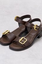 【ランバン オン ブルー/LANVIN en Bleu】のレザーベルトサンダル ブラウン|ID: prp329100004903456 ipo3291000000036700379