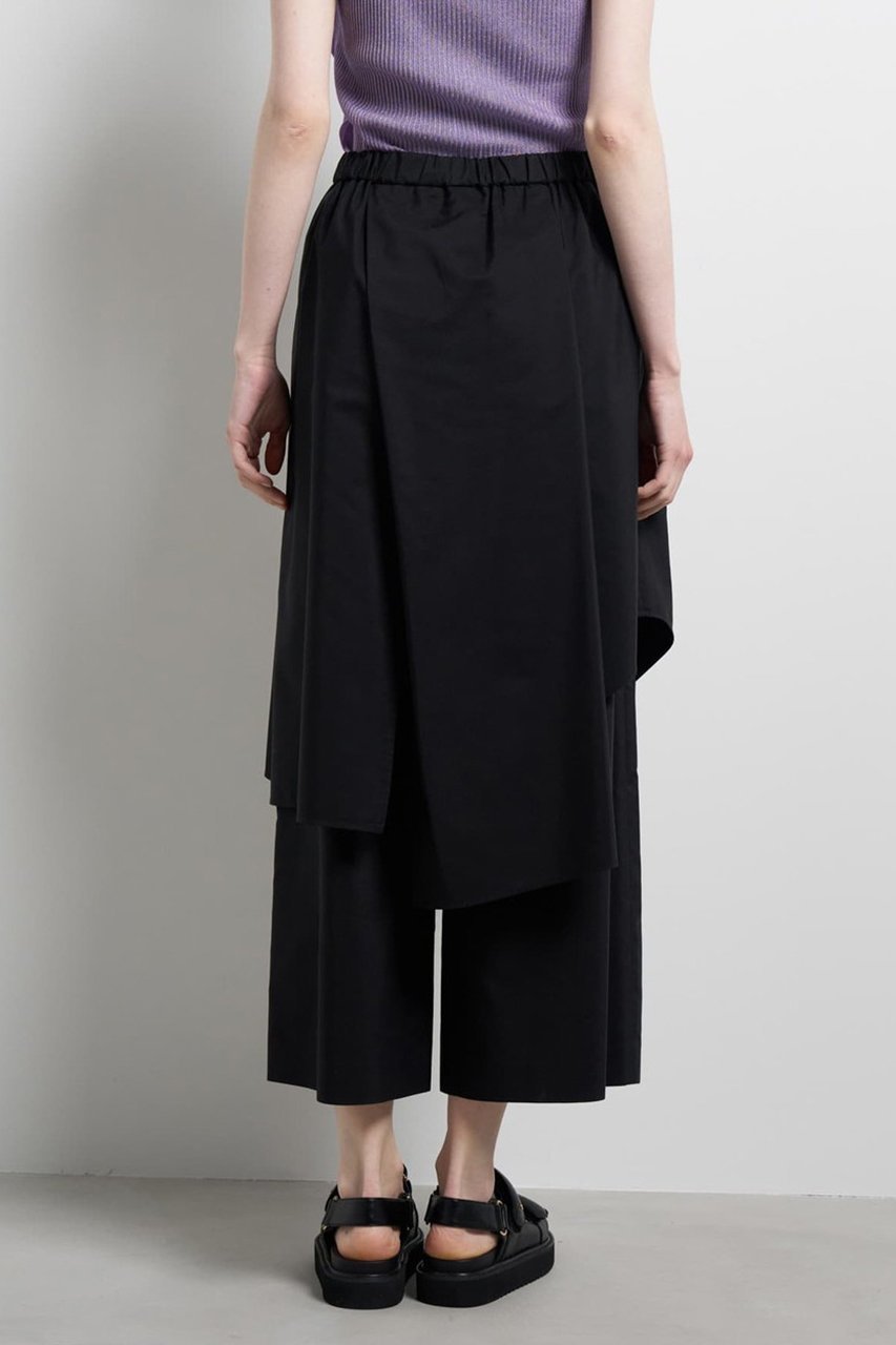 【ランバン オン ブルー/LANVIN en Bleu】のアシンメトリーレイヤードパンツ 人気、トレンドファッション・服の通販 founy(ファニー) 　ファッション　Fashion　レディースファッション　Fashion for Women　パンツ　Pants & Trousers　アシンメトリー　Asymmetrical Style　ファブリック　Fabric, Textile　ボトム　Bottoms, Lower Wear　リラックス　Relax, Relaxed Fit　other-3|ID: prp329100004903465 ipo3291000000036700490