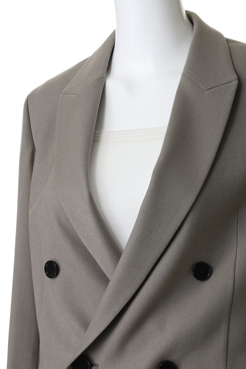 【アンクレイヴ/uncrave】のプルーフウールライクツイル ジャケット 人気、トレンドファッション・服の通販 founy(ファニー) 　ファッション　Fashion　レディースファッション　Fashion for Women　アウター　Coat / Outerwear Collection　レディースジャケット・軽アウター　Jackets　吸水　Absorbent, Quick-Dry　シャンブレー　Chambray, Denim-Like Fabric　ジャケット　Jacket, Outerwear　セットアップ　Set-Up, Coordinated Outfit　ダブル　Double, Double-Breasted　ツイル　Twist, Twisted Detail　バランス　Balance, Style Balance　ループ　Loop, Loop Knit　ワイド　Wide, Wide Fit　再入荷　Restock / Back in Stock　おすすめ　Recommended / Our Picks　other-5|ID: prp329100004903475 ipo3291000000036700567