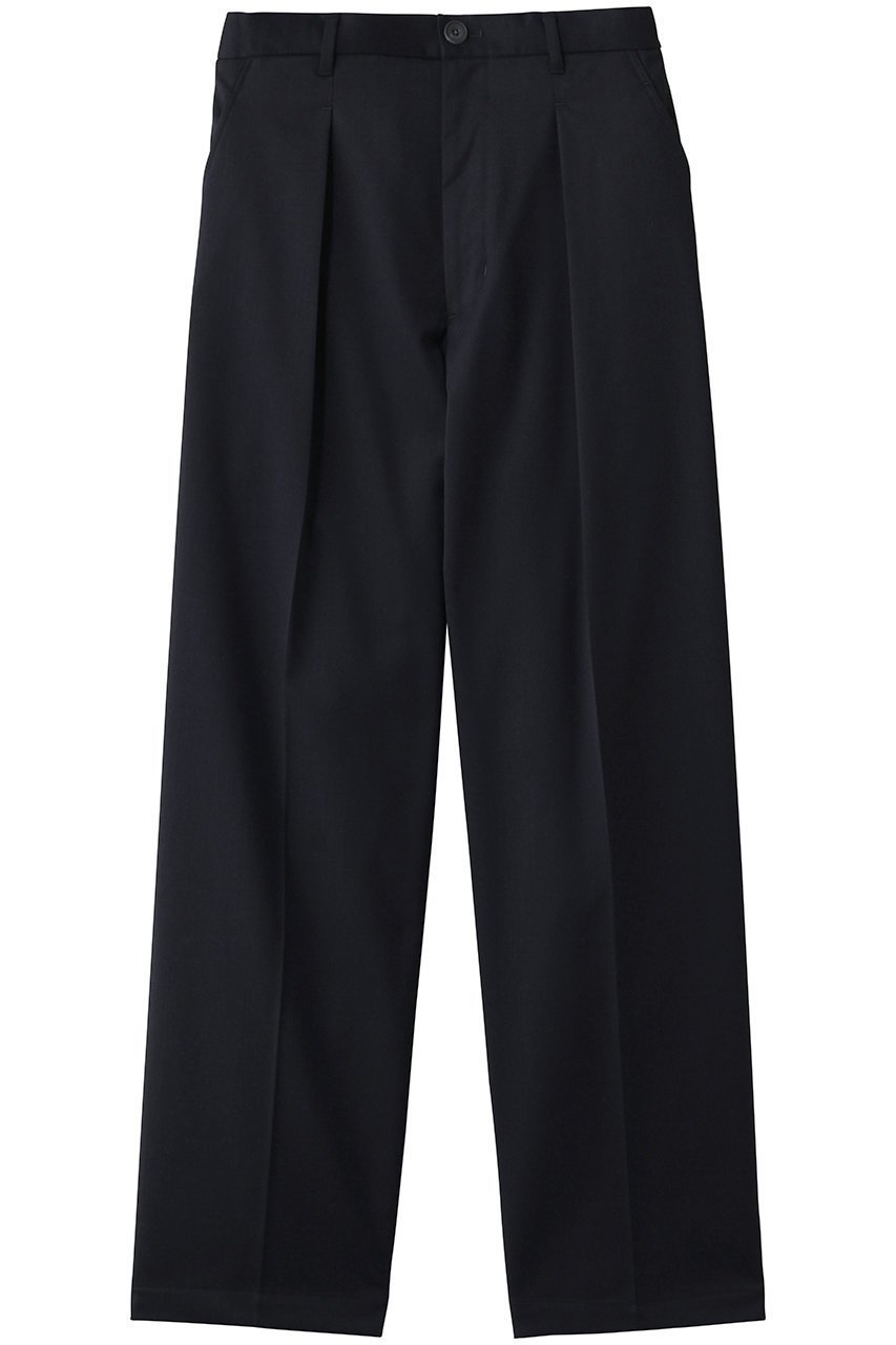 【メゾンスペシャル/MAISON SPECIAL】の【UNISEX】プライムワイドワンタックパンツ インテリア・キッズ・メンズ・レディースファッション・服の通販 founy(ファニー) 　ファッション　Fashion　レディースファッション　Fashion for Women　パンツ　Pants & Trousers　ユニセックス　Unisex, Genderless　なめらか　Smooth, Silky Texture　ツイル　Twist, Twisted Detail　エレガント 上品　Elegant　NVY(ネイビー)|ID: prp329100004903482 ipo3291000000036700648