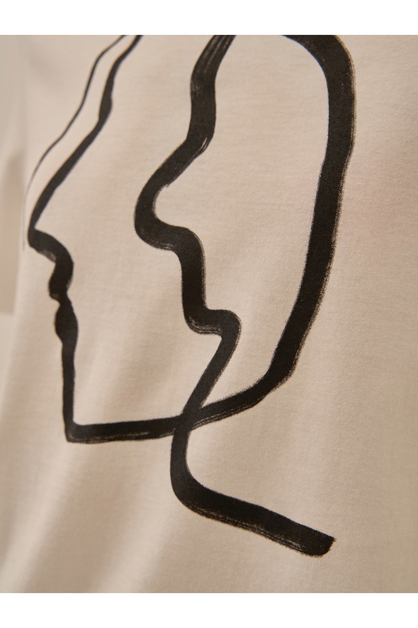 【アキラナカ/AKIRANAKA】のLine ポートレイト Tシャツ 人気、トレンドファッション・服の通販 founy(ファニー) 　ファッション　Fashion　レディースファッション　Fashion for Women　トップス・カットソー　Cut & Sew Tops　シャツ・ブラウス・オフィスカジュアル　Elegant Blouses & Button-Ups　ロングTシャツ・Tシャツ　Longline T-Shirts & Tees　カットソー・ベーシックTシャツ　Cut-and-Sewn Tops / Stretch Tees & Basics　グラフィック　Graphic, Graphic Design　ショート　Short, Short Length　スリーブ　Sleeve, Long Sleeve / Short Sleeve　モダン　Modern, Contemporary　other-8|ID: prp329100004903489 ipo3291000000036700773