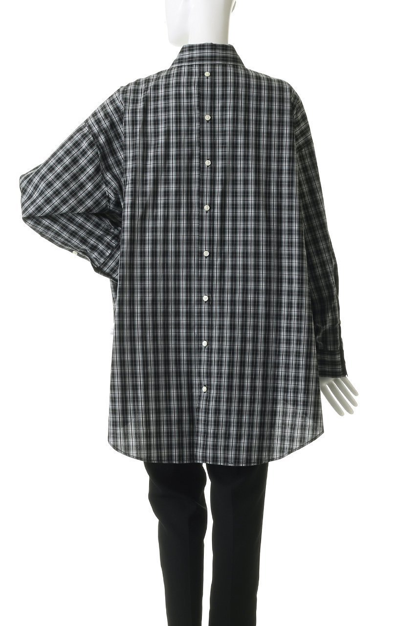 【ウーア/Uhr】の2way ビッグシャツ 人気、トレンドファッション・服の通販 founy(ファニー) 　ファッション　Fashion　レディースファッション　Fashion for Women　トップス・カットソー　Cut & Sew Tops　シャツ・ブラウス・オフィスカジュアル　Elegant Blouses & Button-Ups　スリーブ　Sleeve, Long Sleeve / Short Sleeve　チェック　Check, Plaid, Tartan　ビッグ　Big, Oversized　ロング　Long, Long-Length　other-4|ID: prp329100004903495 ipo3291000000036700816