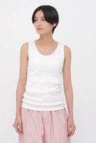 【マーガレットハウエル/MARGARET HOWELL】のFINE COTTON RIB JERSEY TOP ホワイト|ID: prp329100004903513 ipo3291000000036701075