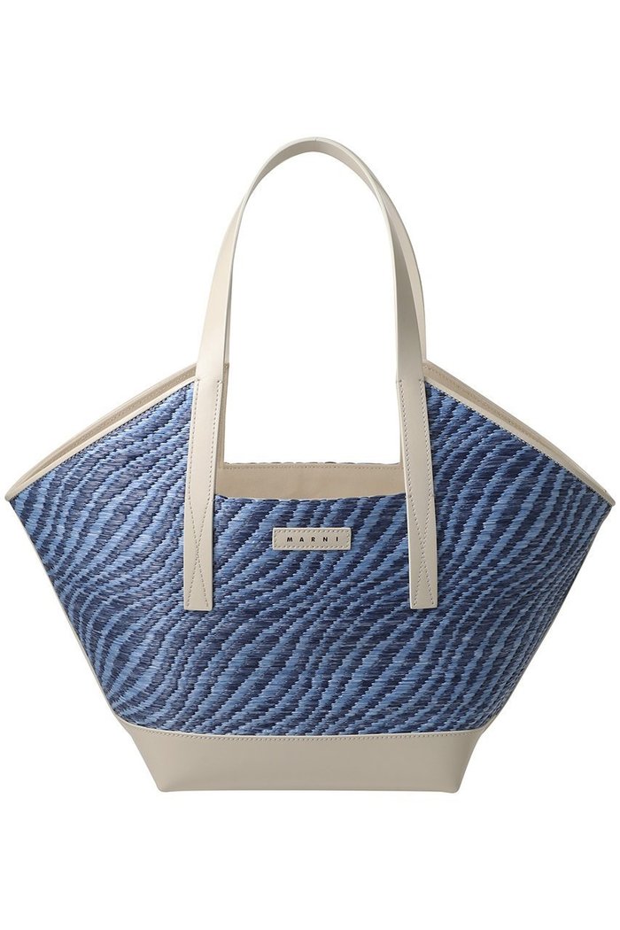 【マルニ/MARNI】のラフィアエフェクトスモールトートバッグ インテリア・キッズ・メンズ・レディースファッション・服の通販 founy(ファニー) https://founy.com/ ファッション Fashion レディースファッション Fashion for Women バッグ Bags ドレス Dress, One-Piece ラフィア Raffia, Natural Straw リゾート Resort, Vacation Style 夏 Summer 春 Spring S/S・春夏 SS, Spring/Summer, Warm Season |ID: prp329100004903570 ipo3291000000036701661