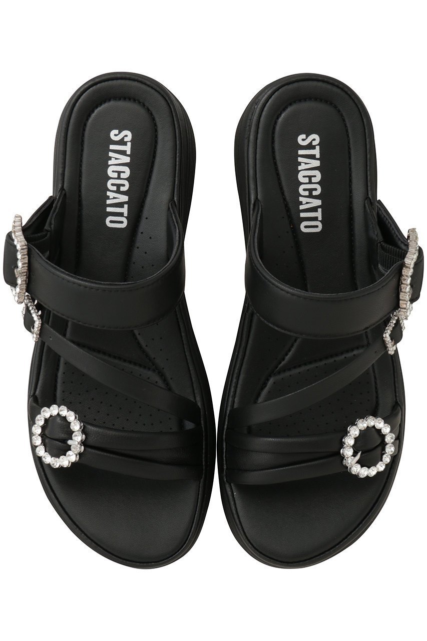 【スタッカート/STACCATO】のピピソフティーコンフォートライトサンダル 人気、トレンドファッション・服の通販 founy(ファニー) 　ファッション　Fashion　レディースファッション　Fashion for Women　エアリー　Airy Texture　サンダル　Sandals, Summer Shoes　ビジュー　Bijou, Jewel-like Accent　ラップ　Wrap, Wrap Design　リュクス　Luxury, Elegant, High-End, Chic　新作・新入荷　New Arrivals / New In　軽量　Lightweight, Ultra Light　other-4|ID: prp329100004903584 ipo3291000000036701803