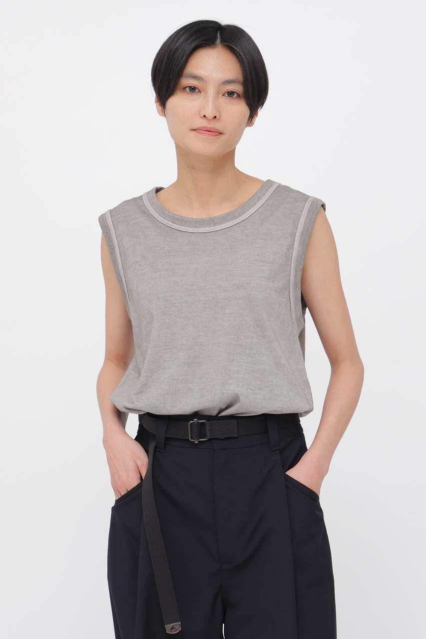 【マーガレットハウエル/MARGARET HOWELL】のGARMENT DYE BASIC JERSEY TOP 人気、トレンドファッション・服の通販 founy(ファニー) 　ファッション　Fashion　レディースファッション　Fashion for Women　トップス・カットソー　Cut & Sew Tops　キャミソール&ノースリーブ　Camisoles & Sleeveless Tops　シャツ・ブラウス・オフィスカジュアル　Elegant Blouses & Button-Ups　ロングTシャツ・Tシャツ　Longline T-Shirts & Tees　カットソー・ベーシックTシャツ　Cut-and-Sewn Tops / Stretch Tees & Basics　インナー　Innerwear　キャミソール　Camisole, Spaghetti Strap Top　タンク　Tank Top, Sleeveless Top　新作・新入荷　New Arrivals / New In　 other-1|ID: prp329100004903598 ipo3291000000036701967