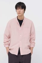 【マーガレット ハウエル/MARGARET HOWELL / MEN】のSHIRTING LINEN SHIRT ピンク|ID: prp329100004903619 ipo3291000000036702197