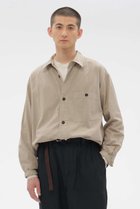 【マーガレット ハウエル/MARGARET HOWELL / MEN】のGARMENT DYE COTTON SHIRTING SHIRT ベージュ|ID: prp329100004903625 ipo3291000000036702271