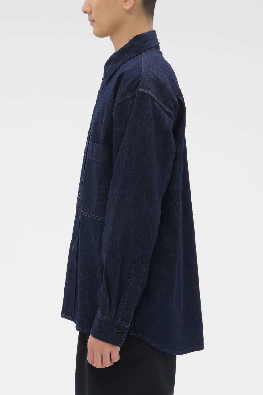 【その他のブランド/Other】のCANTON LIGHT DENIM SHIRT 人気、トレンドファッション・服の通販 founy(ファニー) 　ファッション　Fashion　レディースファッション　Fashion for Women　トップス・カットソー　Cut & Sew Tops　シャツ・ブラウス・オフィスカジュアル　Elegant Blouses & Button-Ups　スリーブ　Sleeve, Long Sleeve / Short Sleeve　デニム　Denim, Jeans Material　ネップ　Nepp, Slub Yarn　ベーシック　Basic, Essential　ロング　Long, Long-Length　ロールアップ　Roll-Up, Cuffed Hem　ワーク　Workwear, Utility Style　ヴィンテージ　Vintage Style　新作・新入荷　New Arrivals / New In　other-3|ID: prp329100004903629 ipo3291000000036702312