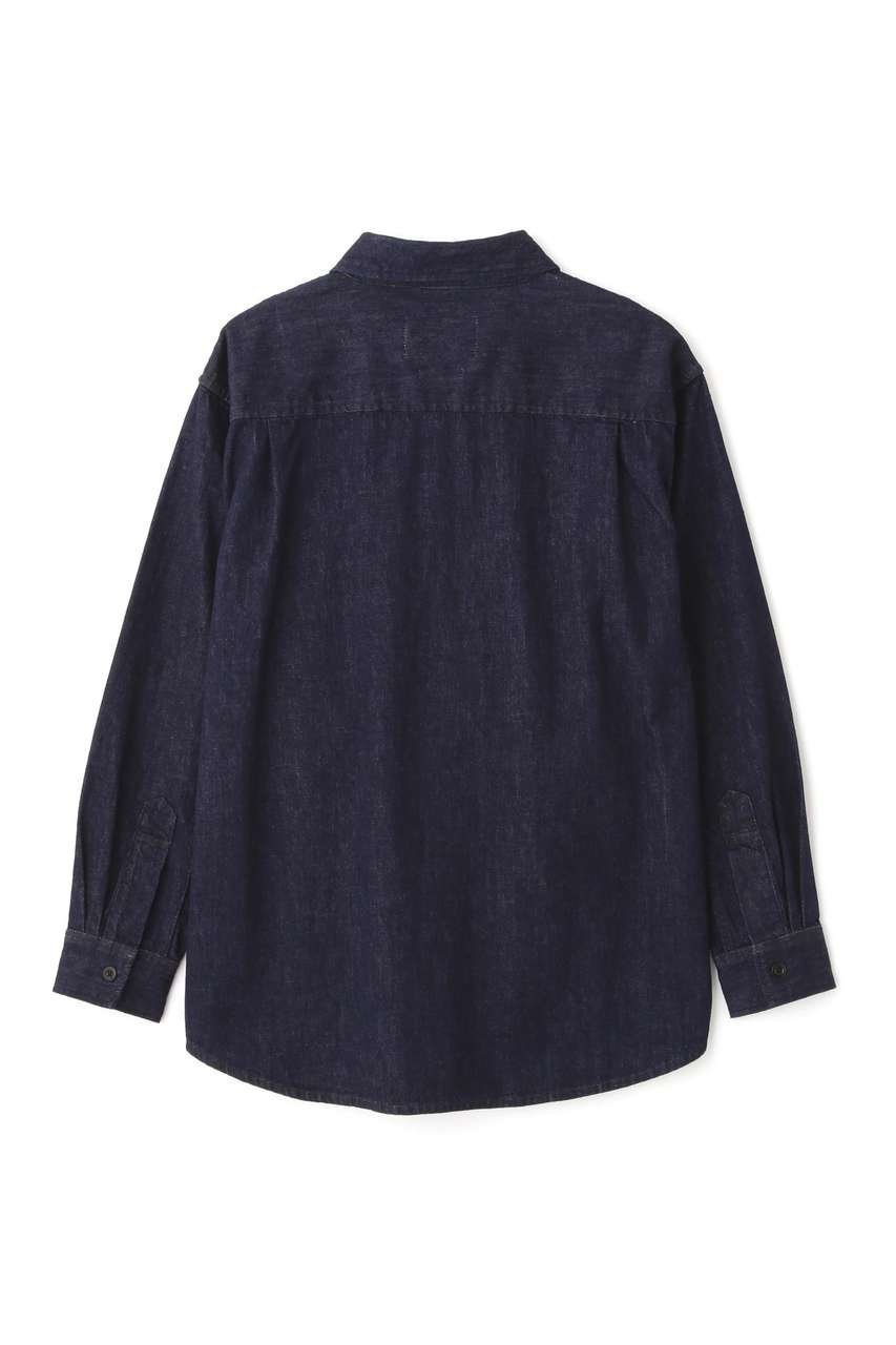 【その他のブランド/Other】のCANTON LIGHT DENIM SHIRT 人気、トレンドファッション・服の通販 founy(ファニー) 　ファッション　Fashion　レディースファッション　Fashion for Women　トップス・カットソー　Cut & Sew Tops　シャツ・ブラウス・オフィスカジュアル　Elegant Blouses & Button-Ups　スリーブ　Sleeve, Long Sleeve / Short Sleeve　デニム　Denim, Jeans Material　ネップ　Nepp, Slub Yarn　ベーシック　Basic, Essential　ロング　Long, Long-Length　ロールアップ　Roll-Up, Cuffed Hem　ワーク　Workwear, Utility Style　ヴィンテージ　Vintage Style　新作・新入荷　New Arrivals / New In　other-5|ID: prp329100004903629 ipo3291000000036702317