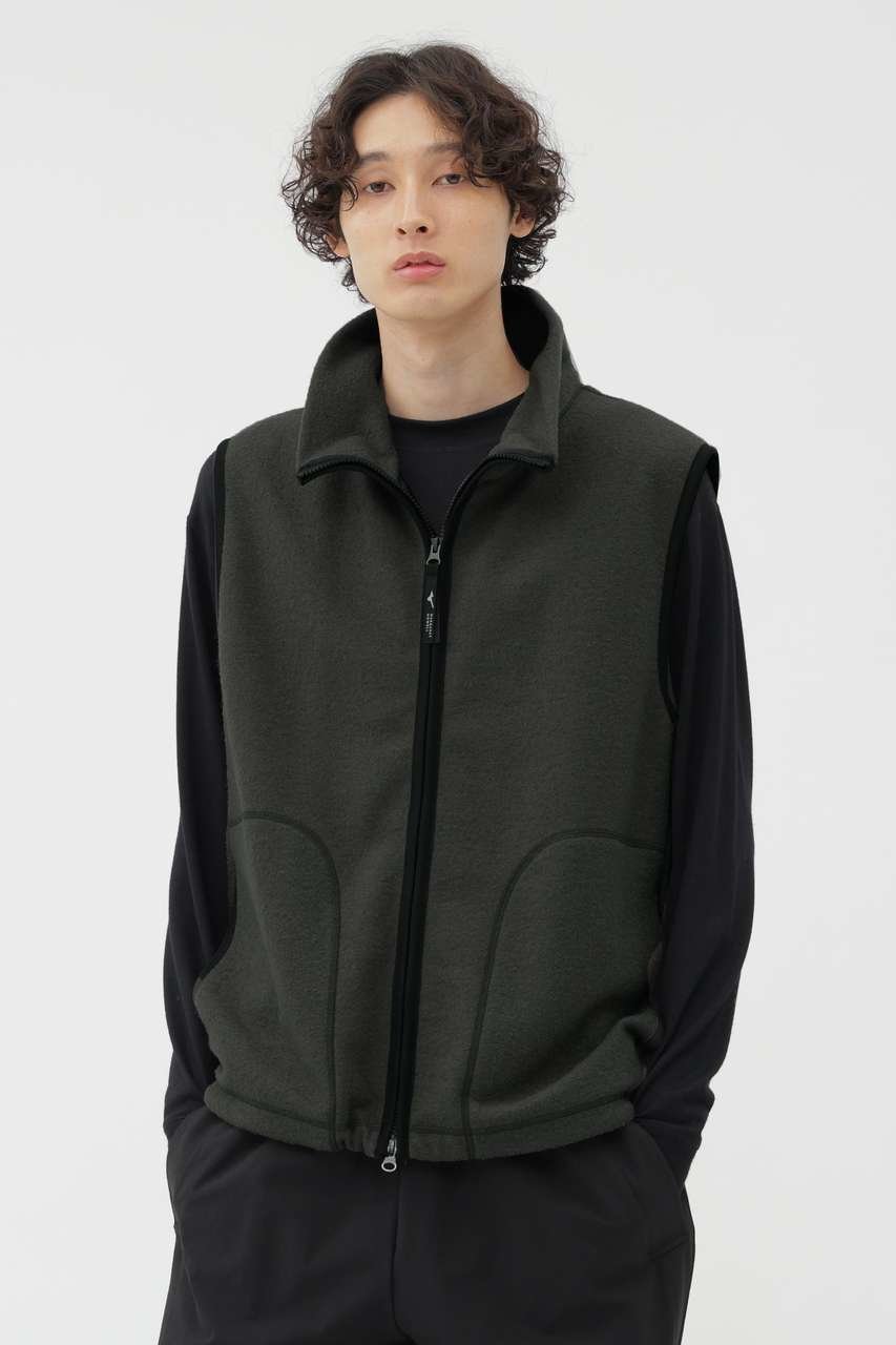 【その他のブランド/Other】のWOOL NYLON COMPRESSED JERSEY BLOUSON インテリア・キッズ・メンズ・レディースファッション・服の通販 founy(ファニー) 　ファッション　Fashion　レディースファッション　Fashion for Women　アウター　Coat / Outerwear Collection　レディースジャケット・軽アウター　Jackets　ブルゾンジャケット・スポーティアウター　Blouson Jackets　コレクション　Collection, Seasonal Line　ジャケット　Jacket, Outerwear　スポーツ　Sports, Activewear　ベスト　Vest, Waistcoat　マーガレット　Marguerite, Daisy Pattern　ミックス　Mix, Mixed Style　新作・新入荷　New Arrivals / New In　グリーン|ID: prp329100004903663 ipo3291000000036702819