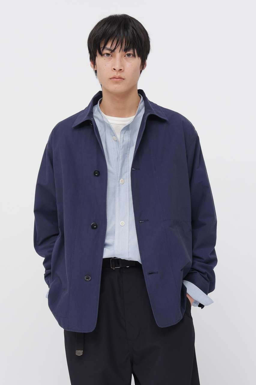 【その他のブランド/Other】のCRISP COTTON CHAMBRAY BLOUSON インテリア・キッズ・メンズ・レディースファッション・服の通販 founy(ファニー) 　ファッション　Fashion　レディースファッション　Fashion for Women　アウター　Coat / Outerwear Collection　レディースジャケット・軽アウター　Jackets　ブルゾンジャケット・スポーティアウター　Blouson Jackets　ジャケット　Jacket, Outerwear　パッチ　Patch, Appliqué　ブルゾン　Blouson, Bomber Jacket　ポケット　Pocket, Pocket Detail　レギュラー　Regular, Standard Fit　ワッシャー　Washer, Crinkled Finish　ヴィンテージ　Vintage Style　エレガント 上品　Elegant　新作・新入荷　New Arrivals / New In　ネイビー|ID: prp329100004903667 ipo3291000000036702880