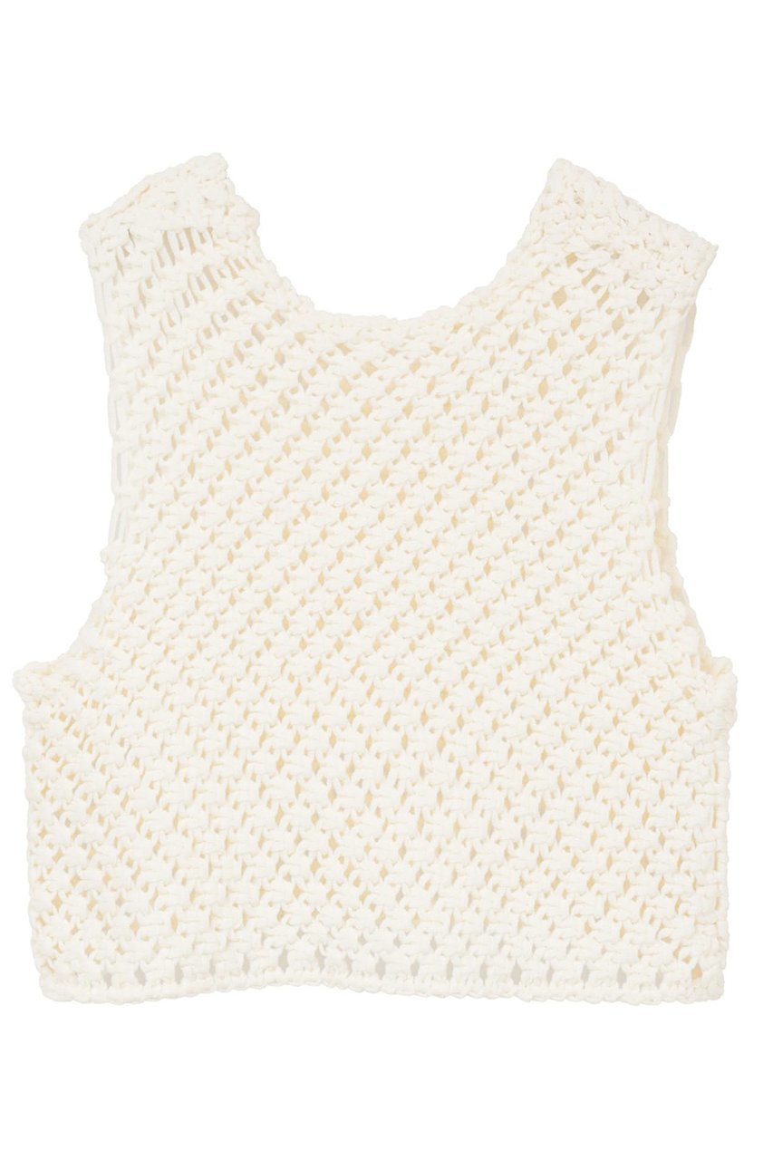 【マルティニーク/martinique】の【l heritage martinique】コットンマクラメノースリーブトップス 人気、トレンドファッション・服の通販 founy(ファニー) 　ファッション　Fashion　レディースファッション　Fashion for Women　トップス・カットソー　Cut & Sew Tops　ニット　Knit Tops & Sweaters　キャミソール&ノースリーブ　Camisoles & Sleeveless Tops　カジュアルプルオーバー・ニットトップス　Pullovers & Knit Tops / Casual Pullovers　おすすめ　Recommended / Our Picks　シンプル　Simple, Minimal　タンク　Tank Top, Sleeveless Top　ハンド　Hand, Handmade　人気　Popular, Best Seller　新作・新入荷　New Arrivals / New In　other-2|ID: prp329100004903674 ipo3291000000036702957