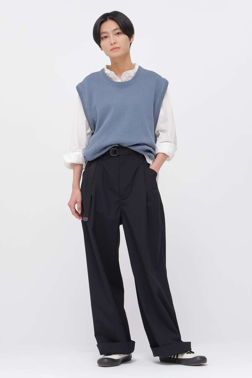 【マーガレットハウエル/MARGARET HOWELL】のBELGIAN LINEN COTTON KNITWEAR 人気、トレンドファッション・服の通販 founy(ファニー) 　ファッション　Fashion　レディースファッション　Fashion for Women　トップス・カットソー　Cut & Sew Tops　ニット　Knit Tops & Sweaters　カジュアルプルオーバー・ニットトップス　Pullovers & Knit Tops / Casual Pullovers　カットソー　Cut and Sewn Top　シンプル　Simple, Minimal　ベスト　Vest, Waistcoat　リネン　Linen, Linen Fabric　エレガント 上品　Elegant　新作・新入荷　New Arrivals / New In　other-2|ID: prp329100004903685 ipo3291000000036703045