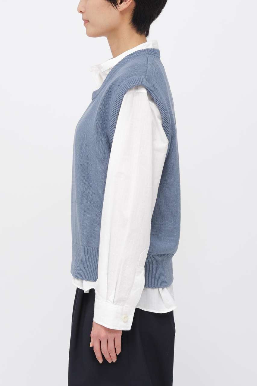 【マーガレットハウエル/MARGARET HOWELL】のBELGIAN LINEN COTTON KNITWEAR 人気、トレンドファッション・服の通販 founy(ファニー) 　ファッション　Fashion　レディースファッション　Fashion for Women　トップス・カットソー　Cut & Sew Tops　ニット　Knit Tops & Sweaters　カジュアルプルオーバー・ニットトップス　Pullovers & Knit Tops / Casual Pullovers　カットソー　Cut and Sewn Top　シンプル　Simple, Minimal　ベスト　Vest, Waistcoat　リネン　Linen, Linen Fabric　エレガント 上品　Elegant　新作・新入荷　New Arrivals / New In　other-5|ID: prp329100004903685 ipo3291000000036703051
