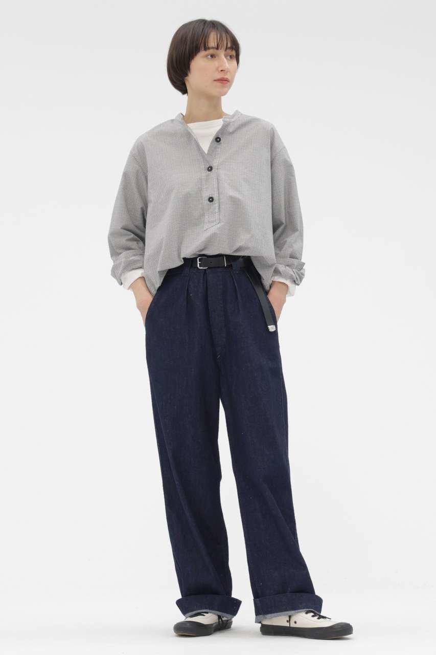 【マーガレットハウエル/MARGARET HOWELL】のCANTON LIGHT DENIM TROUSERS 人気、トレンドファッション・服の通販 founy(ファニー) 　ファッション　Fashion　レディースファッション　Fashion for Women　パンツ　Pants & Trousers　デニムパンツ・ジーンズ・美脚デニム　Denim Jeans & Pants　デニム　Denim, Jeans Material　ネップ　Nepp, Slub Yarn　フィット　Fit, Slim Fit　リラックス　Relax, Relaxed Fit　ワーク　Workwear, Utility Style　ヴィンテージ　Vintage Style　新作・新入荷　New Arrivals / New In　other-4|ID: prp329100004903697 ipo3291000000036703169