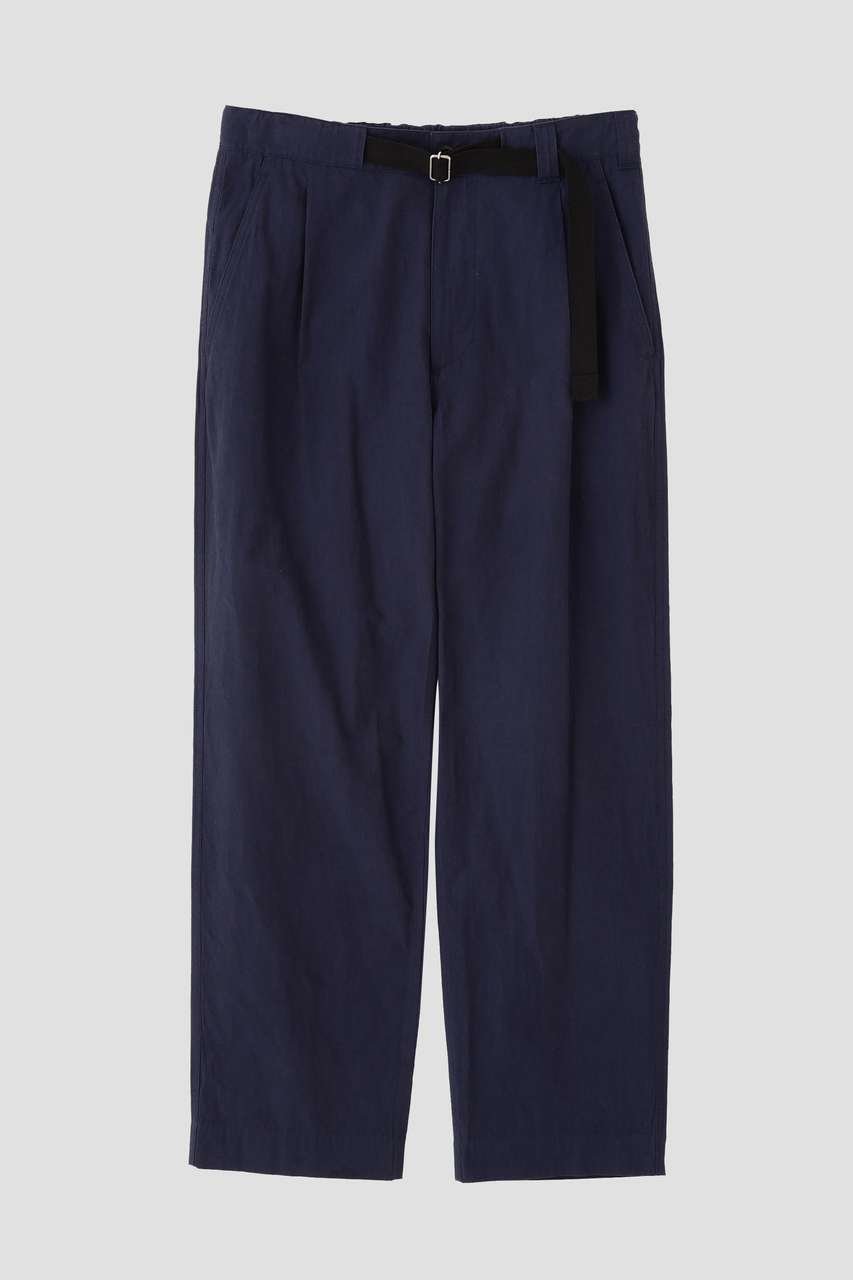【その他のブランド/Other】のCRISP COTTON CHAMBRAY TROUSERS 人気、トレンドファッション・服の通販 founy(ファニー) 　ファッション　Fashion　レディースファッション　Fashion for Women　パンツ　Pants & Trousers　おすすめ　Recommended / Our Picks　セットアップ　Set-Up, Coordinated Outfit　ブルゾン　Blouson, Bomber Jacket　プリーツ　Pleats, Pleated　ループ　Loop, Loop Knit　レギュラー　Regular, Standard Fit　ワッシャー　Washer, Crinkled Finish　ヴィンテージ　Vintage Style　エレガント 上品　Elegant　新作・新入荷　New Arrivals / New In　other-3|ID: prp329100004903712 ipo3291000000036732381