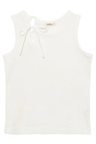 【ミラ ショーン バイ チカ キサダ/mila schon by chika kisada】のスリットリボンタンクトップ 人気、トレンドファッション・服の通販 founy(ファニー) ファッション Fashion レディースファッション Fashion for Women トップス・カットソー Cut & Sew Tops キャミソール&ノースリーブ Camisoles & Sleeveless Tops シャツ・ブラウス・オフィスカジュアル Elegant Blouses & Button-Ups ロングTシャツ・Tシャツ Longline T-Shirts & Tees カットソー・ベーシックTシャツ Cut-and-Sewn Tops / Stretch Tees & Basics インナー Innerwear キャミソール Camisole, Spaghetti Strap Top シンプル Simple, Minimal スリット Slit, Slit Detail タンク Tank Top, Sleeveless Top ボーダー Border, Stripe リボン Ribbon, Bow 無地 Plain, Solid Color thumbnail ホワイト|ID: prp329100004903729 ipo3291000000036703501
