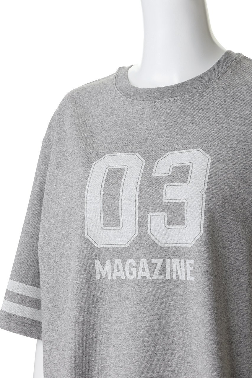 【サードマガジン/THIRD MAGAZINE】のナンバリングTシャツ 人気、トレンドファッション・服の通販 founy(ファニー) 　ファッション　Fashion　レディースファッション　Fashion for Women　トップス・カットソー　Cut & Sew Tops　シャツ・ブラウス・オフィスカジュアル　Elegant Blouses & Button-Ups　ロングTシャツ・Tシャツ　Longline T-Shirts & Tees　カットソー・ベーシックTシャツ　Cut-and-Sewn Tops / Stretch Tees & Basics　ショート　Short, Short Length　スポーティ　Sporty, Casual Athletic　スリーブ　Sleeve, Long Sleeve / Short Sleeve　トレンド　Trend, Trending Now　プリント　Print, Printed Pattern　other-4|ID: prp329100004903735 ipo3291000000036703557