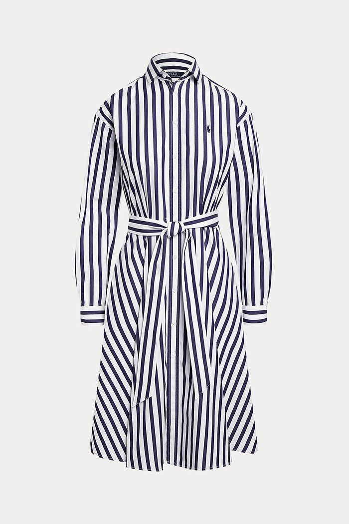 【ラルフローレン/RALPH LAUREN】の【POLO RALPH LAUREN】ベルテッド ストライプド コットン シャツドレス インテリア・キッズ・メンズ・レディースファッション・服の通販 founy(ファニー) https://founy.com/ ファッション Fashion レディースファッション Fashion for Women ワンピース Dresses フォーマル・パーティードレス・結婚式用ドレス Elegant & Casual Dresses チュニック Tunic Tops & Dresses カフス Cuff Design ストライプ Stripe, Striped Pattern チュニック Tunic, Long Top ドレス Dress, One-Piece バランス Balance, Style Balance ロング Long, Long-Length エレガント 上品 Elegant |ID: prp329100004903763 ipo3291000000036703779