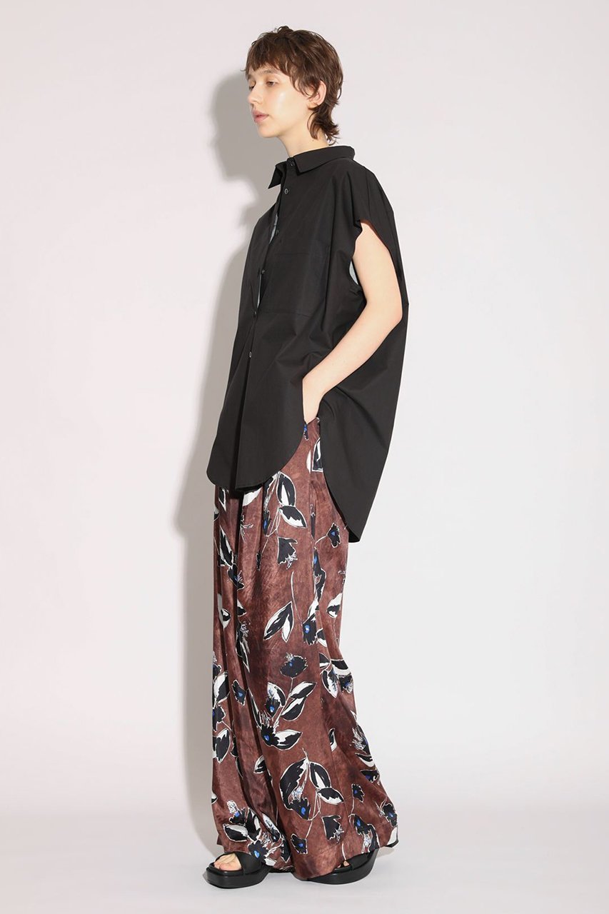 【サクラ/SACRA】のプレミアムコンパクトポプリンブラウス 人気、トレンドファッション・服の通販 founy(ファニー) 　ファッション　Fashion　レディースファッション　Fashion for Women　トップス・カットソー　Cut & Sew Tops　シャツ・ブラウス・オフィスカジュアル　Elegant Blouses & Button-Ups　イタリア　Italy　ショート　Short, Short Length　スリーブ　Sleeve, Long Sleeve / Short Sleeve　タンブラー　Tumbler, Travel Mug　デニム　Denim, Jeans Material　フォルム　Silhouette, Form　ミックス　Mix, Mixed Style　エレガント 上品　Elegant　新作・新入荷　New Arrivals / New In　other-7|ID: prp329100004903770 ipo3291000000036703855