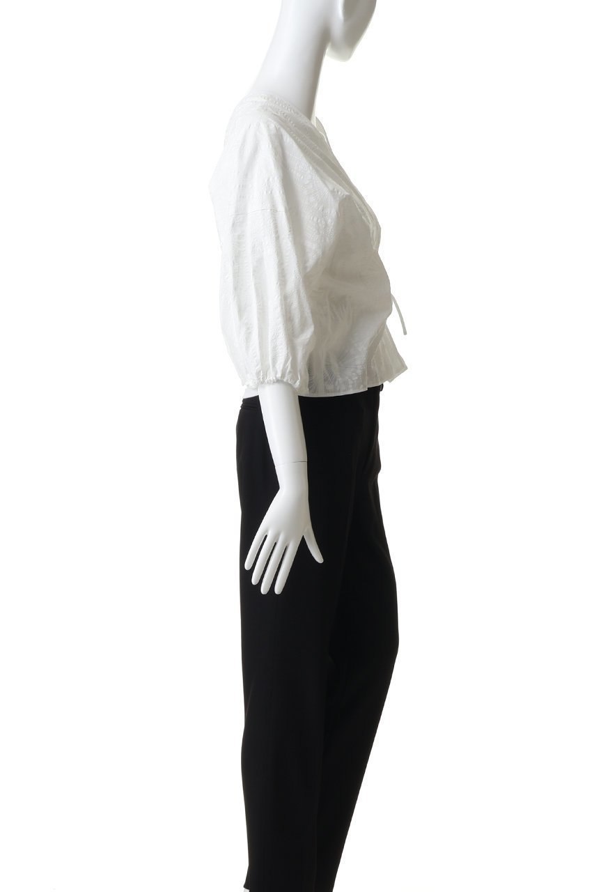 【プレインピープル/PLAIN PEOPLE】の塩縮プリントカシュクールブラウス 人気、トレンドファッション・服の通販 founy(ファニー) 　ファッション　Fashion　レディースファッション　Fashion for Women　トップス・カットソー　Cut & Sew Tops　シャツ・ブラウス・オフィスカジュアル　Elegant Blouses & Button-Ups　ギャザー　Gathered, Ruffled　スリーブ　Sleeve, Long Sleeve / Short Sleeve　フェミニン　Feminine, Girly　フラワー　Flower, Floral　ロング　Long, Long-Length　新作・新入荷　New Arrivals / New In　other-3|ID: prp329100004903776 ipo3291000000036703916