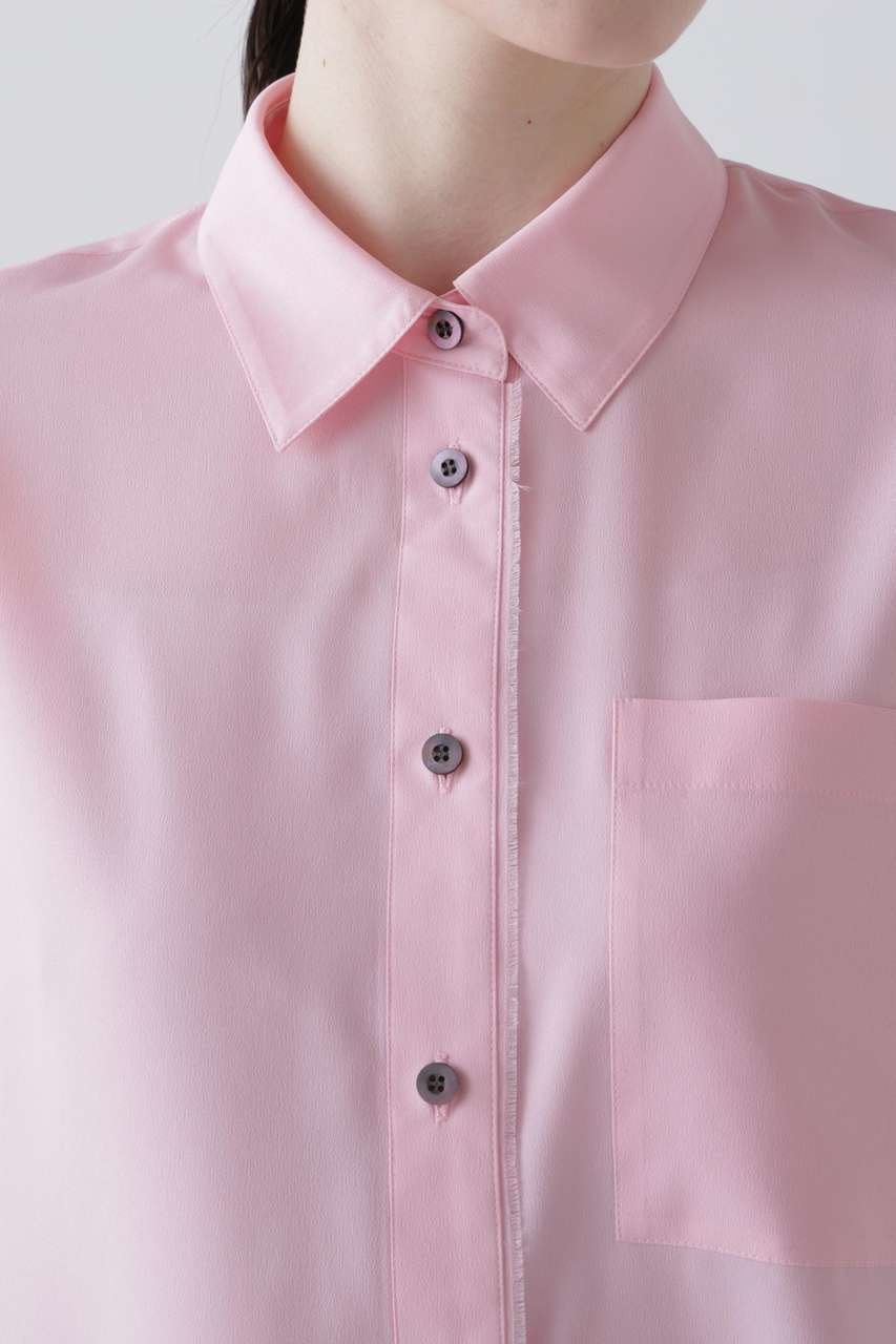 【アドーア/ADORE】のラスタージョーゼットブラウス 人気、トレンドファッション・服の通販 founy(ファニー) 　ファッション　Fashion　レディースファッション　Fashion for Women　トップス・カットソー　Cut & Sew Tops　シャツ・ブラウス・オフィスカジュアル　Elegant Blouses & Button-Ups　おすすめ　Recommended / Our Picks　ショート　Short, Short Length　スリーブ　Sleeve, Long Sleeve / Short Sleeve　セットアップ　Set-Up, Coordinated Outfit　フリンジ　Fringe, Tassel　エレガント 上品　Elegant　夏　Summer　新作・新入荷　New Arrivals / New In　春　Spring　S/S・春夏　SS, Spring/Summer, Warm Season　other-5|ID: prp329100004903779 ipo3291000000036703961