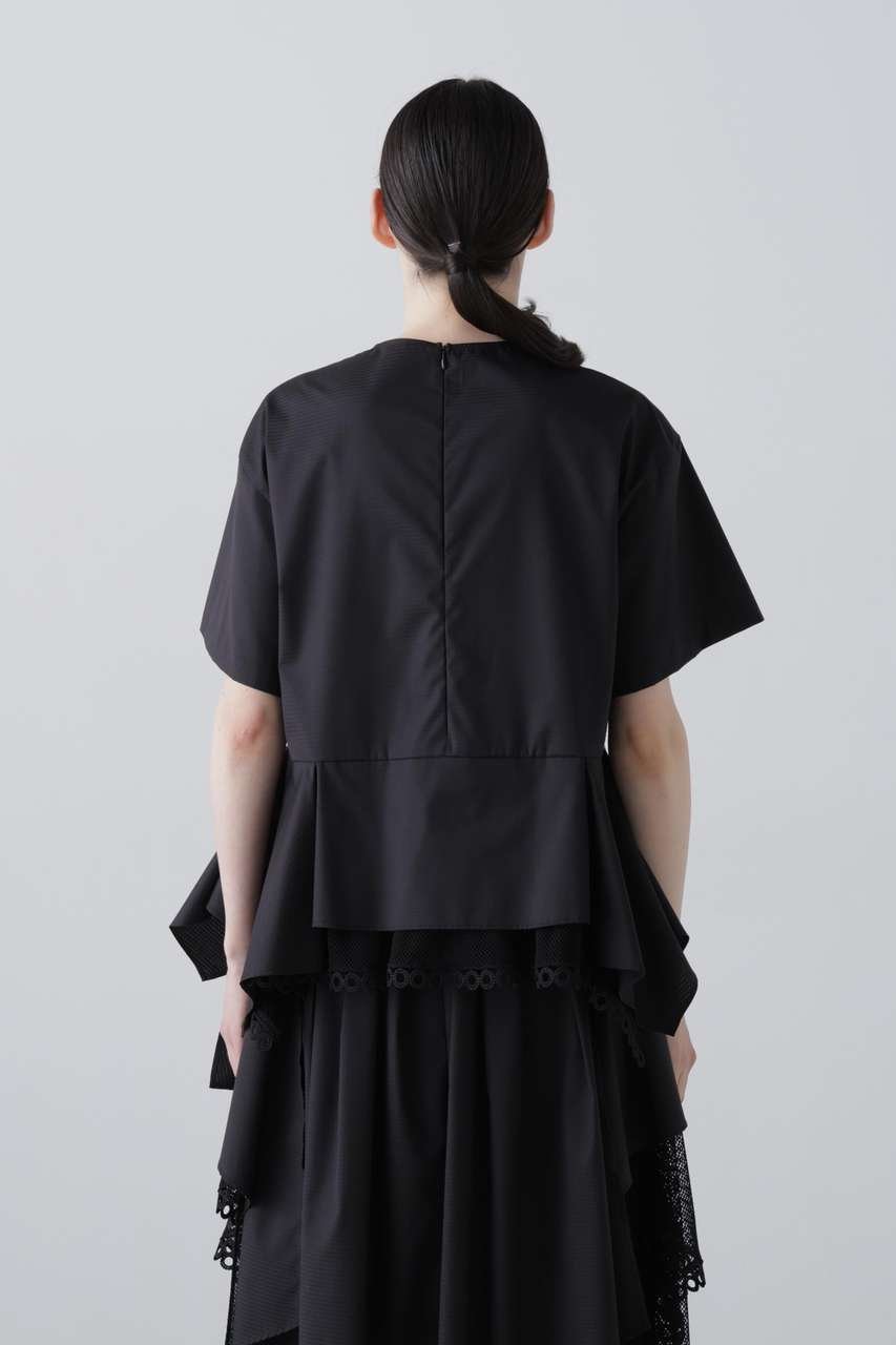 【アドーア/ADORE】のグラフコットンブラウス 人気、トレンドファッション・服の通販 founy(ファニー) 　ファッション　Fashion　レディースファッション　Fashion for Women　トップス・カットソー　Cut & Sew Tops　シャツ・ブラウス・オフィスカジュアル　Elegant Blouses & Button-Ups　おすすめ　Recommended / Our Picks　ショート　Short, Short Length　スリーブ　Sleeve, Long Sleeve / Short Sleeve　セットアップ　Set-Up, Coordinated Outfit　ヘムライン　Hemline, Bottom Cut　ペプラム　Peplum, Flared Hem　メッシュ　Mesh, Net Fabric　ランダム　Random, Irregular　レース　Lace, Lace Fabric　新作・新入荷　New Arrivals / New In　other-4|ID: prp329100004903785 ipo3291000000036703985