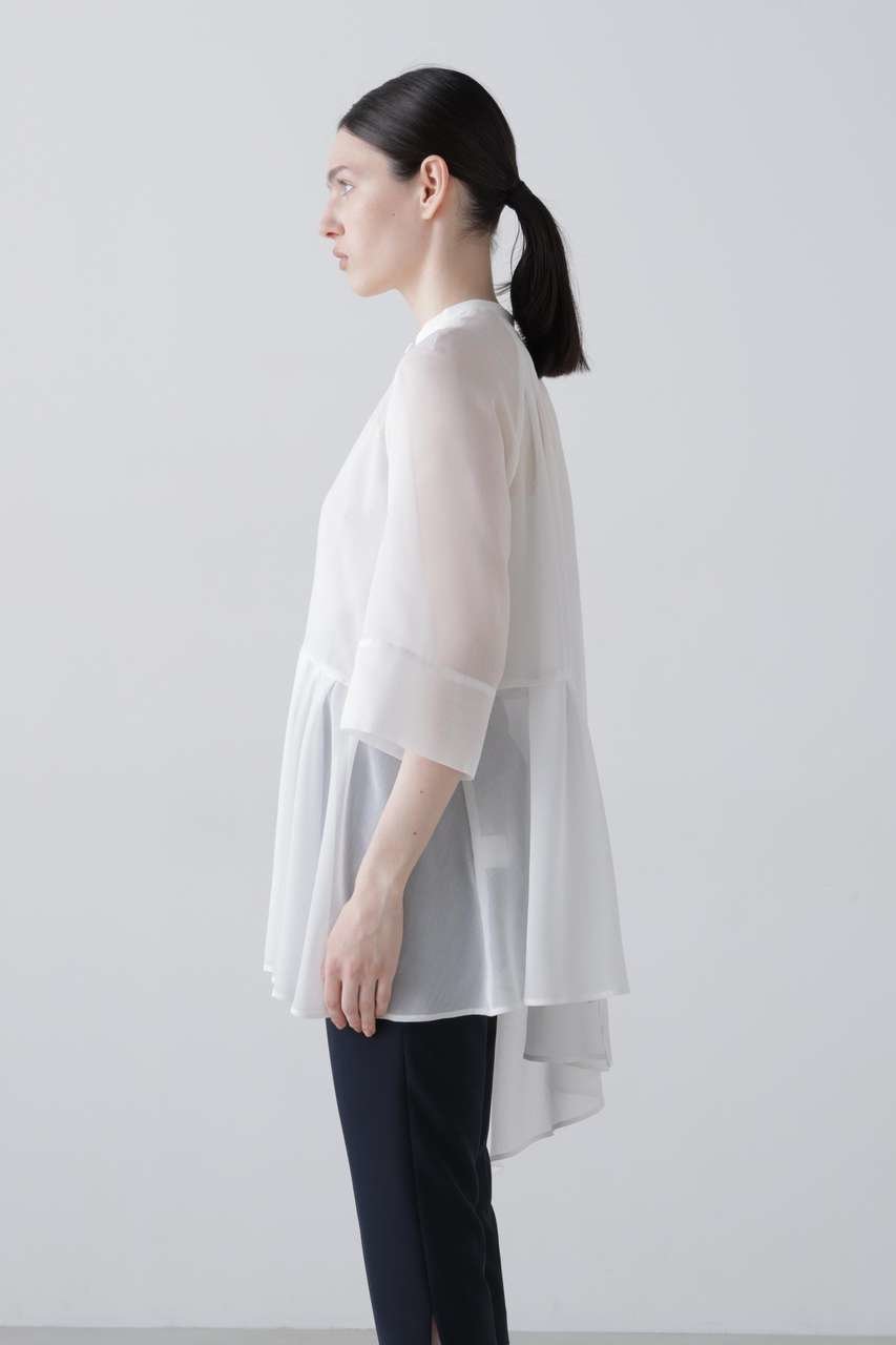 【アドーア/ADORE】のハイツイストビエラブラウス 人気、トレンドファッション・服の通販 founy(ファニー) 　ファッション　Fashion　レディースファッション　Fashion for Women　トップス・カットソー　Cut & Sew Tops　シャツ・ブラウス・オフィスカジュアル　Elegant Blouses & Button-Ups　アシンメトリー　Asymmetrical Style　ショート　Short, Short Length　スキニー　Skinny, Slim Fit　スリーブ　Sleeve, Long Sleeve / Short Sleeve　ボトム　Bottoms, Lower Wear　新作・新入荷　New Arrivals / New In　other-4|ID: prp329100004903787 ipo3291000000036704010