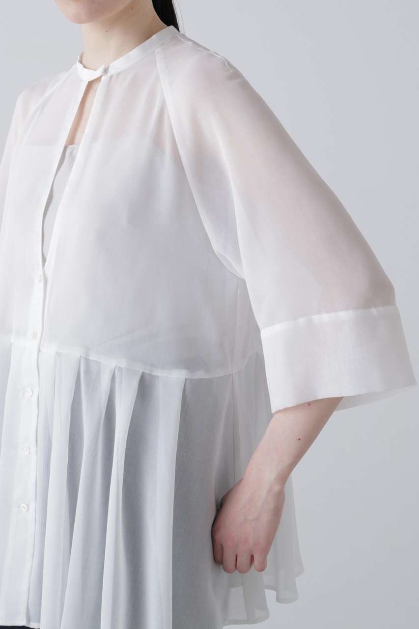 【アドーア/ADORE】のハイツイストビエラブラウス 人気、トレンドファッション・服の通販 founy(ファニー) 　ファッション　Fashion　レディースファッション　Fashion for Women　トップス・カットソー　Cut & Sew Tops　シャツ・ブラウス・オフィスカジュアル　Elegant Blouses & Button-Ups　アシンメトリー　Asymmetrical Style　ショート　Short, Short Length　スキニー　Skinny, Slim Fit　スリーブ　Sleeve, Long Sleeve / Short Sleeve　ボトム　Bottoms, Lower Wear　新作・新入荷　New Arrivals / New In　other-7|ID: prp329100004903787 ipo3291000000036704017