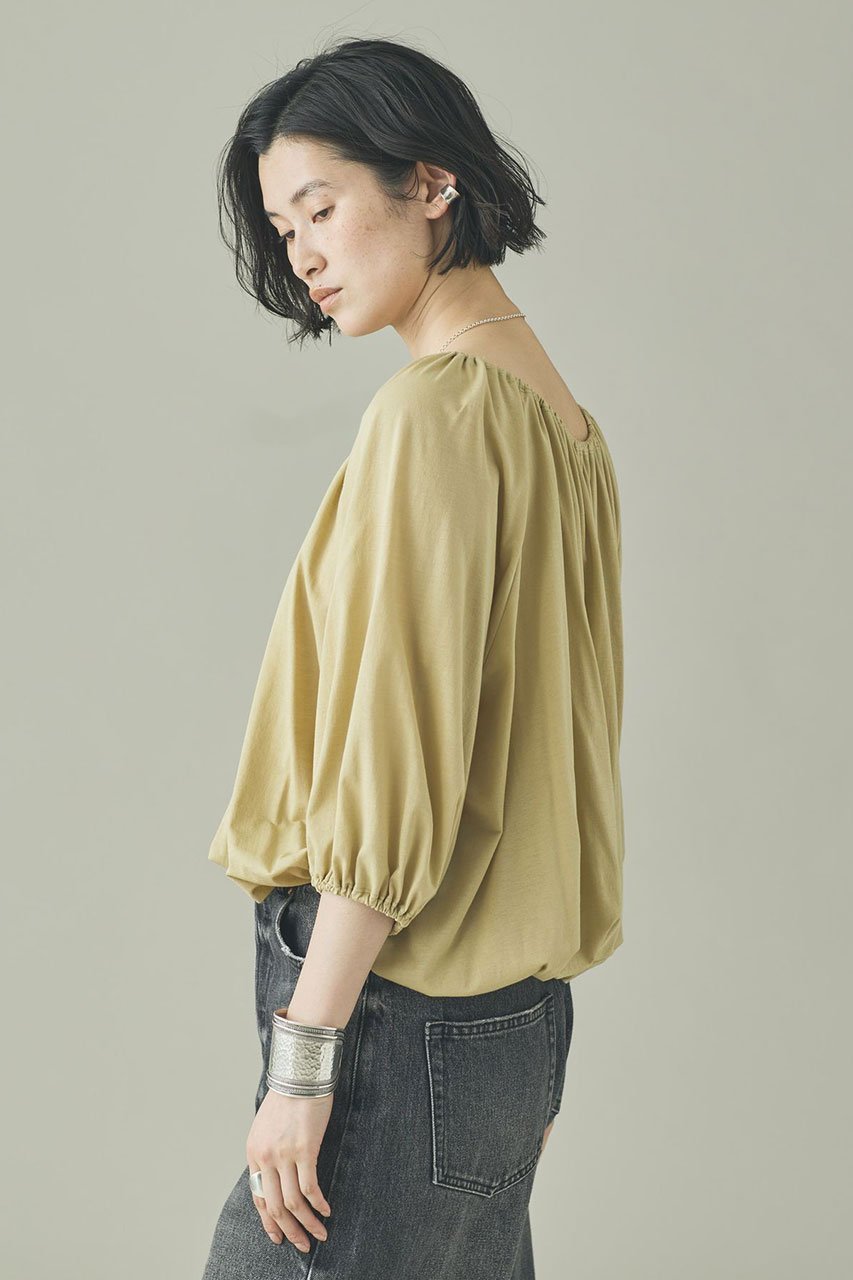 【カレンソロジー/Curensology】のソフトテンジクギャザープルオーバー 人気、トレンドファッション・服の通販 founy(ファニー) 　ファッション　Fashion　レディースファッション　Fashion for Women　トップス・カットソー　Cut & Sew Tops　シャツ・ブラウス・オフィスカジュアル　Elegant Blouses & Button-Ups　ロングTシャツ・Tシャツ　Longline T-Shirts & Tees　カジュアルプルオーバー・ニットトップス　Pullovers & Knit Tops / Casual Pullovers　カットソー・ベーシックTシャツ　Cut-and-Sewn Tops / Stretch Tees & Basics　なめらか　Smooth, Silky Texture　ギャザー　Gathered, Ruffled　シアー　Sheer, See-Through　スリーブ　Sleeve, Long Sleeve / Short Sleeve　ロング　Long, Long-Length　夏　Summer　新作・新入荷　New Arrivals / New In　other-3|ID: prp329100004903830 ipo3291000000036704371