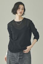 【カレンソロジー/Curensology】のチュールロングスリーブTシャツ ブラック|ID: prp329100004903832 ipo3291000000036704387