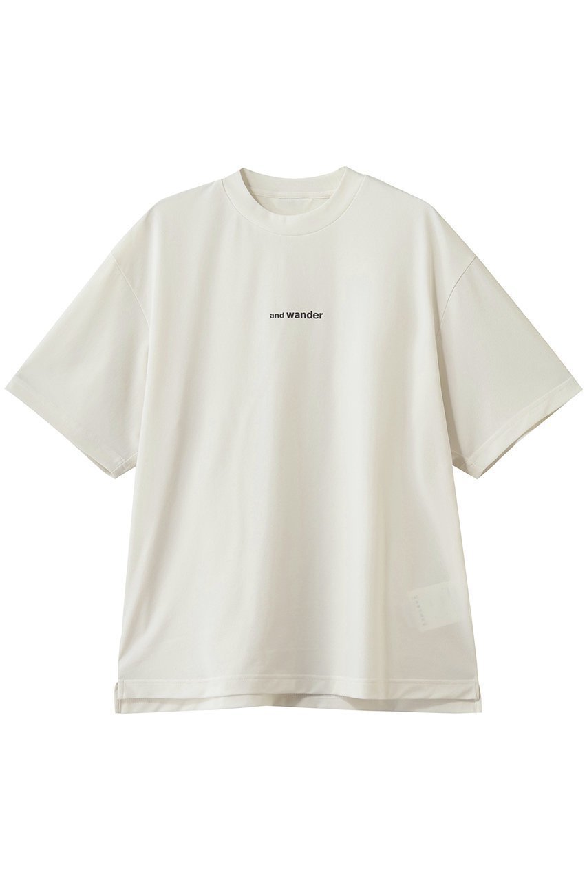 【アンドワンダー/and wander】の【UNISEX】ドライ メッシュ Tシャツ インテリア・キッズ・メンズ・レディースファッション・服の通販 founy(ファニー) 　ファッション　Fashion　レディースファッション　Fashion for Women　トップス・カットソー　Cut & Sew Tops　シャツ・ブラウス・オフィスカジュアル　Elegant Blouses & Button-Ups　ロングTシャツ・Tシャツ　Longline T-Shirts & Tees　カットソー・ベーシックTシャツ　Cut-and-Sewn Tops / Stretch Tees & Basics　ユニセックス　Unisex, Genderless　アウトドア　Outdoor Clothing　ショート　Short, Short Length　シンプル　Simple, Minimal　スリーブ　Sleeve, Long Sleeve / Short Sleeve　フロント　Front, Front Design　ボックス　Boxy, Box Shape　メッシュ　Mesh, Net Fabric　新作・新入荷　New Arrivals / New In　オフホワイト|ID: prp329100004903856 ipo3291000000036704577