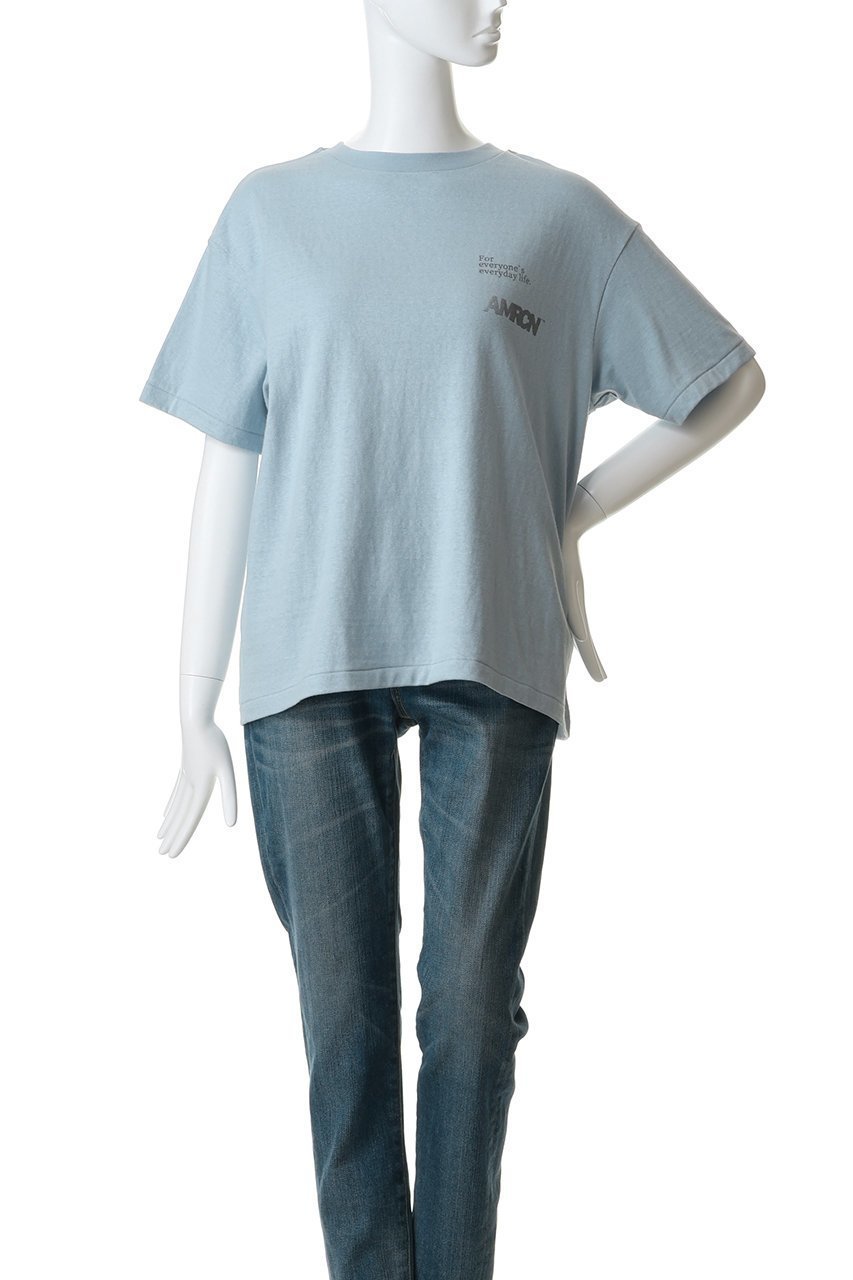 【アメリカーナ/Americana】のラフィー丸胴プリントTシャツ 人気、トレンドファッション・服の通販 founy(ファニー) ファッション Fashion レディースファッション Fashion for Women トップス・カットソー Cut & Sew Tops シャツ・ブラウス・オフィスカジュアル Elegant Blouses & Button-Ups ロングTシャツ・Tシャツ Longline T-Shirts & Tees カットソー・ベーシックTシャツ Cut-and-Sewn Tops / Stretch Tees & Basics インナー Innerwear サンダル Sandals, Summer Shoes ショート Short, Short Length スリーブ Sleeve, Long Sleeve / Short Sleeve プリント Print, Printed Pattern ボックス Boxy, Box Shape ボトム Bottoms, Lower Wear リネン Linen, Linen Fabric 新作・新入荷 New Arrivals / New In other-2|ID: prp329100004903860 ipo3291000000036704620