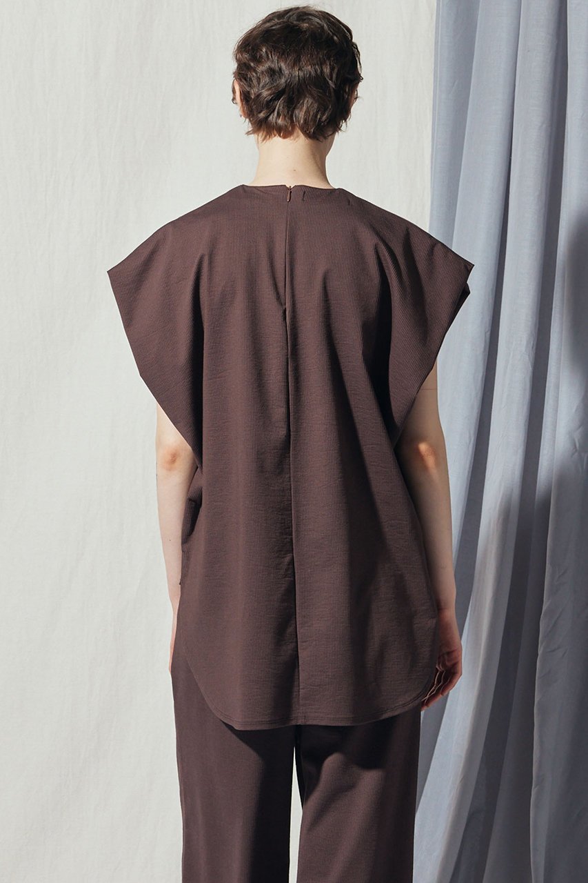 【フローレント/FLORENT】のクールドライサッカー ジャージートップス 人気、トレンドファッション・服の通販 founy(ファニー) 　ファッション　Fashion　レディースファッション　Fashion for Women　トップス・カットソー　Cut & Sew Tops　シャツ・ブラウス・オフィスカジュアル　Elegant Blouses & Button-Ups　ロングTシャツ・Tシャツ　Longline T-Shirts & Tees　カットソー・ベーシックTシャツ　Cut-and-Sewn Tops / Stretch Tees & Basics　サッカー　Seersucker, Summer Fabric　ショート　Short, Short Length　スリーブ　Sleeve, Long Sleeve / Short Sleeve　吸水　Absorbent, Quick-Dry　新作・新入荷　New Arrivals / New In　other-8|ID: prp329100004903863 ipo3291000000036704671