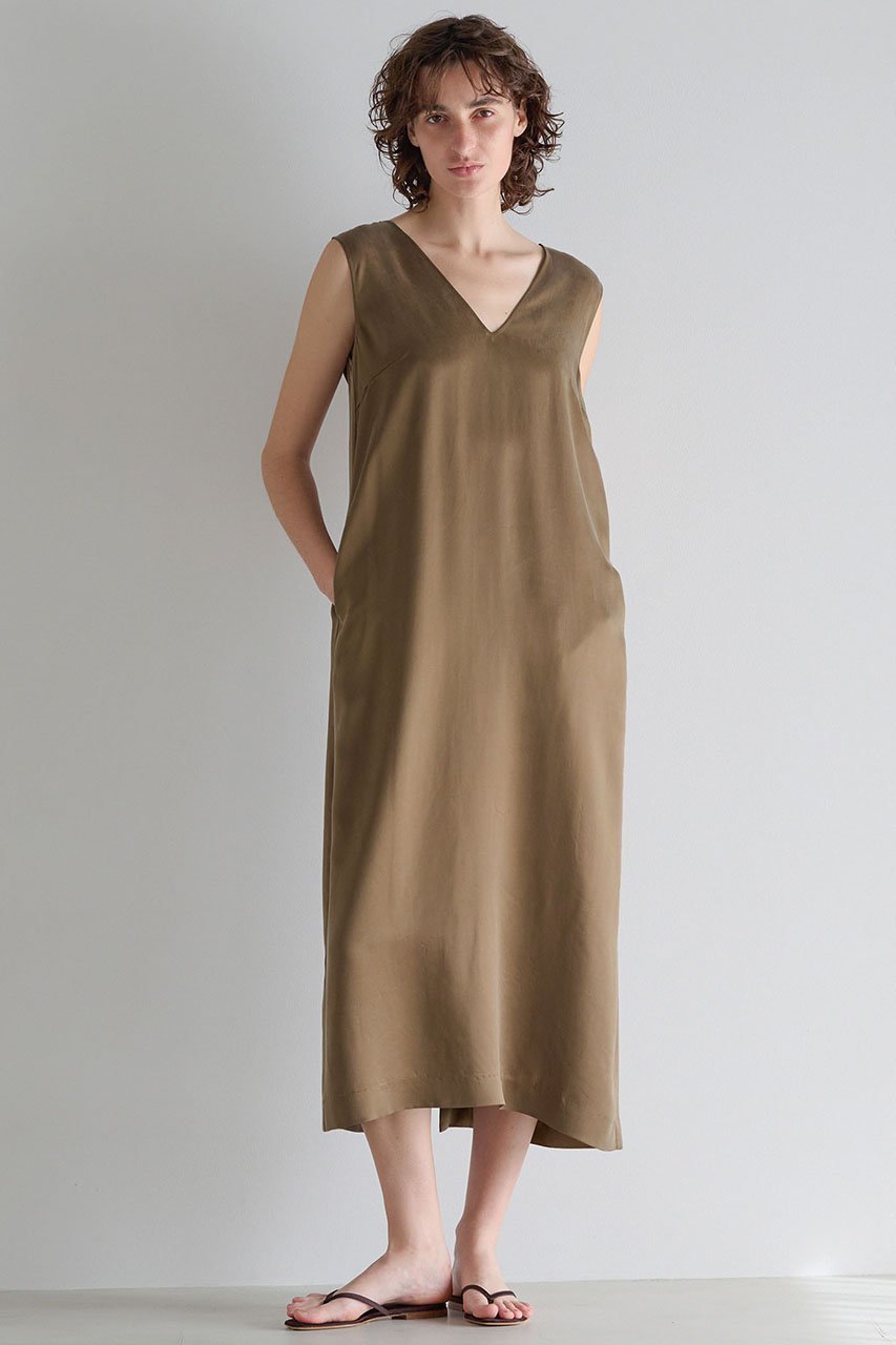 【マルティニーク/martinique】のヴィンテージライクキュプラパールワンピース 人気、トレンドファッション・服の通販 founy(ファニー) 　ファッション　Fashion　レディースファッション　Fashion for Women　ワンピース　Dresses　チュニック　Tunic Tops & Dresses　おすすめ　Recommended / Our Picks　アクセサリー　Fashion Accessories　インナー　Innerwear　キュプラ　Cupro, Eco Fabric　チュニック　Tunic, Long Top　パール　Pearl, Pearl Accent　ロング　Long, Long-Length　ヴィンテージ　Vintage Style　新作・新入荷　New Arrivals / New In　 other-1|ID: prp329100004903874 ipo3291000000036704728