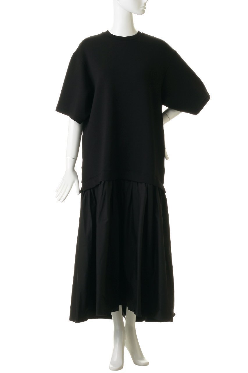 【マノフ/MANOF】のDOUBLE KNIT DOCKING ONE PIECEワンピース 人気、トレンドファッション・服の通販 founy(ファニー) 　ファッション　Fashion　レディースファッション　Fashion for Women　ワンピース　Dresses　チュニック　Tunic Tops & Dresses　チュニック　Tunic, Long Top　ドッキング　Docking, Mixed Material　ビッグ　Big, Oversized　ロング　Long, Long-Length　エレガント 上品　Elegant　新作・新入荷　New Arrivals / New In　旅行　Travel　other-2|ID: prp329100004903876 ipo3291000000036704754