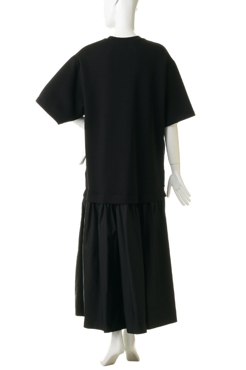 【マノフ/MANOF】のDOUBLE KNIT DOCKING ONE PIECEワンピース 人気、トレンドファッション・服の通販 founy(ファニー) 　ファッション　Fashion　レディースファッション　Fashion for Women　ワンピース　Dresses　チュニック　Tunic Tops & Dresses　チュニック　Tunic, Long Top　ドッキング　Docking, Mixed Material　ビッグ　Big, Oversized　ロング　Long, Long-Length　エレガント 上品　Elegant　新作・新入荷　New Arrivals / New In　旅行　Travel　other-4|ID: prp329100004903876 ipo3291000000036704759