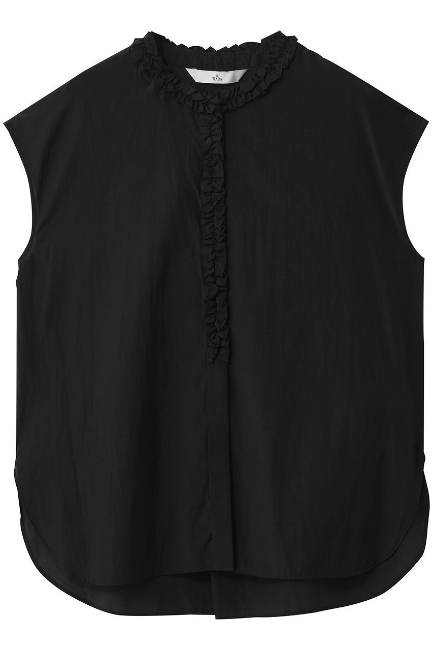 【ティアラ/Tiara】のハイネックフリルブラウス インテリア・キッズ・メンズ・レディースファッション・服の通販 founy(ファニー) ファッション Fashion レディースファッション Fashion for Women トップス・カットソー Cut & Sew Tops キャミソール&ノースリーブ Camisoles & Sleeveless Tops シャツ・ブラウス・オフィスカジュアル Elegant Blouses & Button-Ups おすすめ Recommended / Our Picks ジャケット Jacket, Outerwear ノースリーブ Sleeveless, No-Sleeve パーティ Party, Party Style フリル Frill, Ruffle 夏 Summer 新作・新入荷 New Arrivals / New In ブラック|ID: prp329100004903878 ipo3291000000036704767