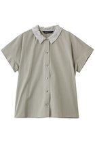 【ミズイロ インド/mizuiro ind】のwasher collar wide shirt シャツ gray|ID: prp329100004903887 ipo3291000000036704834