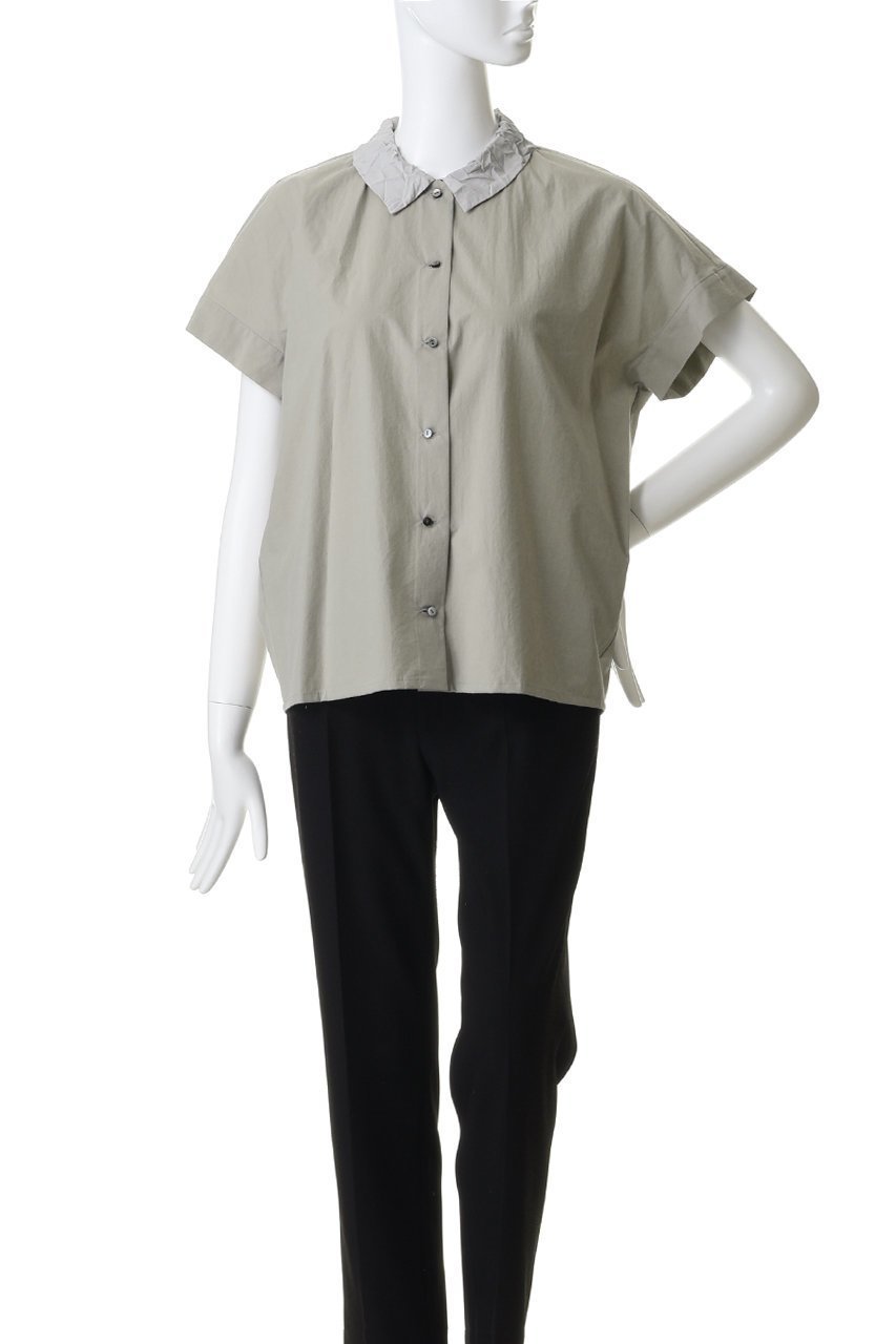 【ミズイロ インド/mizuiro ind】のwasher collar wide shirt シャツ 人気、トレンドファッション・服の通販 founy(ファニー) 　ファッション　Fashion　レディースファッション　Fashion for Women　トップス・カットソー　Cut & Sew Tops　シャツ・ブラウス・オフィスカジュアル　Elegant Blouses & Button-Ups　スラックス　Slacks, Dress Pants　スリーブ　Sleeve, Long Sleeve / Short Sleeve　デニム　Denim, Jeans Material　ロング　Long, Long-Length　ワイド　Wide, Wide Fit　ワッシャー　Washer, Crinkled Finish　新作・新入荷　New Arrivals / New In　other-2|ID: prp329100004903887 ipo3291000000036704838