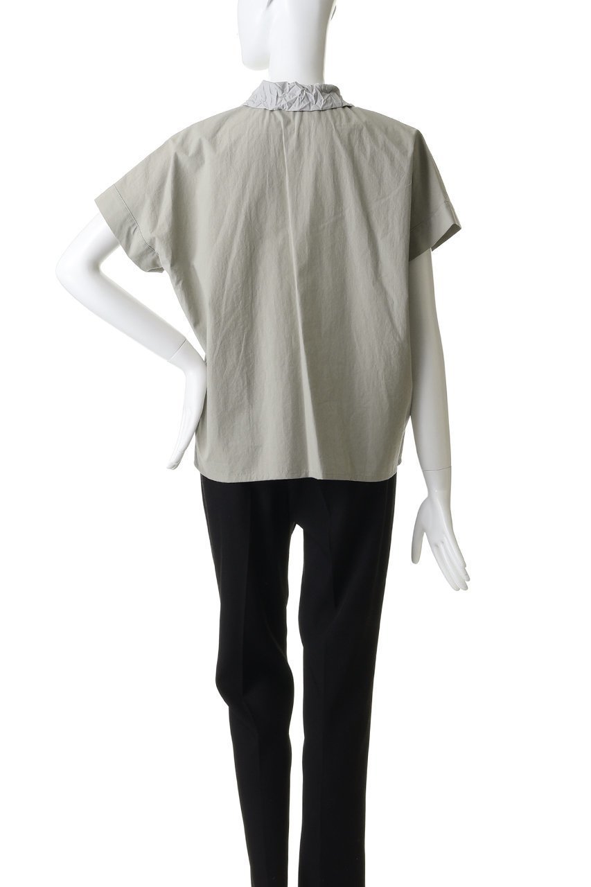 【ミズイロ インド/mizuiro ind】のwasher collar wide shirt シャツ 人気、トレンドファッション・服の通販 founy(ファニー) 　ファッション　Fashion　レディースファッション　Fashion for Women　トップス・カットソー　Cut & Sew Tops　シャツ・ブラウス・オフィスカジュアル　Elegant Blouses & Button-Ups　スラックス　Slacks, Dress Pants　スリーブ　Sleeve, Long Sleeve / Short Sleeve　デニム　Denim, Jeans Material　ロング　Long, Long-Length　ワイド　Wide, Wide Fit　ワッシャー　Washer, Crinkled Finish　新作・新入荷　New Arrivals / New In　other-4|ID: prp329100004903887 ipo3291000000036704841