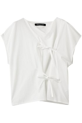 【ミズイロ インド/mizuiro ind】のribbon P/O プルオーバー 人気、トレンドファッション・服の通販 founy(ファニー) ファッション Fashion レディースファッション Fashion for Women トップス・カットソー Cut & Sew Tops シャツ・ブラウス・オフィスカジュアル Elegant Blouses & Button-Ups カジュアルプルオーバー・ニットトップス Pullovers & Knit Tops / Casual Pullovers ショート Short, Short Length スリーブ Sleeve, Long Sleeve / Short Sleeve フロント Front, Front Design リボン Ribbon, Bow 新作・新入荷 New Arrivals / New In 長袖 Long Sleeve, Full Sleeve |ID:prp329100004903888