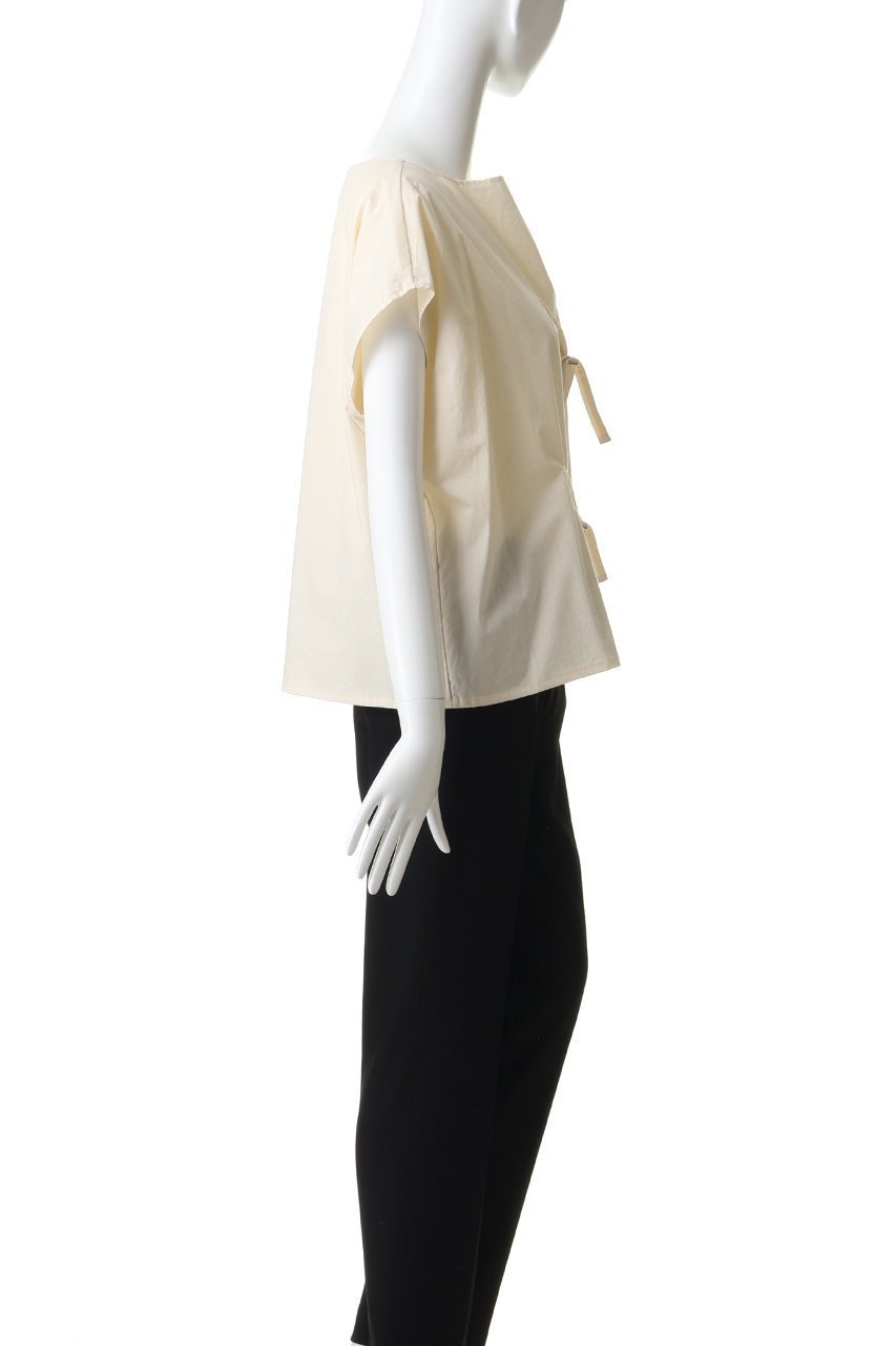 【ミズイロ インド/mizuiro ind】のribbon P/O プルオーバー 人気、トレンドファッション・服の通販 founy(ファニー) 　ファッション　Fashion　レディースファッション　Fashion for Women　トップス・カットソー　Cut & Sew Tops　シャツ・ブラウス・オフィスカジュアル　Elegant Blouses & Button-Ups　カジュアルプルオーバー・ニットトップス　Pullovers & Knit Tops / Casual Pullovers　ショート　Short, Short Length　スラックス　Slacks, Dress Pants　スリーブ　Sleeve, Long Sleeve / Short Sleeve　デニム　Denim, Jeans Material　フロント　Front, Front Design　リボン　Ribbon, Bow　新作・新入荷　New Arrivals / New In　other-3|ID: prp329100004903888 ipo3291000000036704865