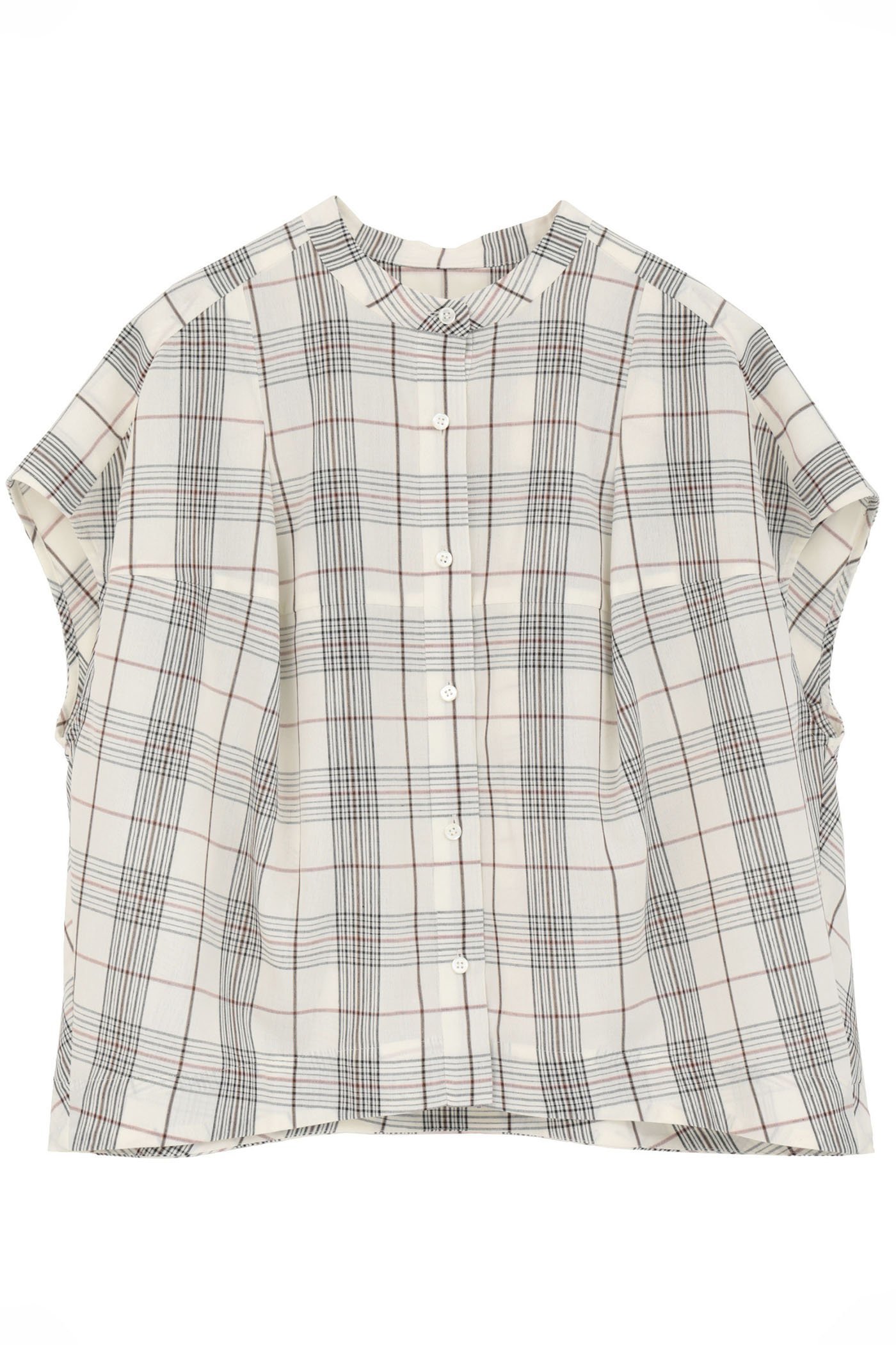 【マルティニーク/martinique】のタッサーコクーンブラウス(セットアップ可) インテリア・キッズ・メンズ・レディースファッション・服の通販 founy(ファニー) 　ファッション　Fashion　レディースファッション　Fashion for Women　トップス・カットソー　Cut & Sew Tops　シャツ・ブラウス・オフィスカジュアル　Elegant Blouses & Button-Ups　おすすめ　Recommended / Our Picks　ショート　Short, Short Length　シンプル　Simple, Minimal　スリーブ　Sleeve, Long Sleeve / Short Sleeve　セットアップ　Set-Up, Coordinated Outfit　タイトスカート　Pencil Skirt, Tight Skirt　タンブラー　Tumbler, Travel Mug　ドレープ　Drape, Draping Fabric　バランス　Balance, Style Balance　フォルム　Silhouette, Form　フロント　Front, Front Design　ワッシャー　Washer, Crinkled Finish　エレガント 上品　Elegant　新作・新入荷　New Arrivals / New In　チェック|ID: prp329100004903892 ipo3291000000036704894